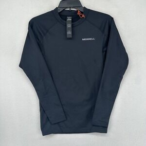 Merrell TREKTEK II Compression Base Layer Top Men's Size S Black Long Sleeve